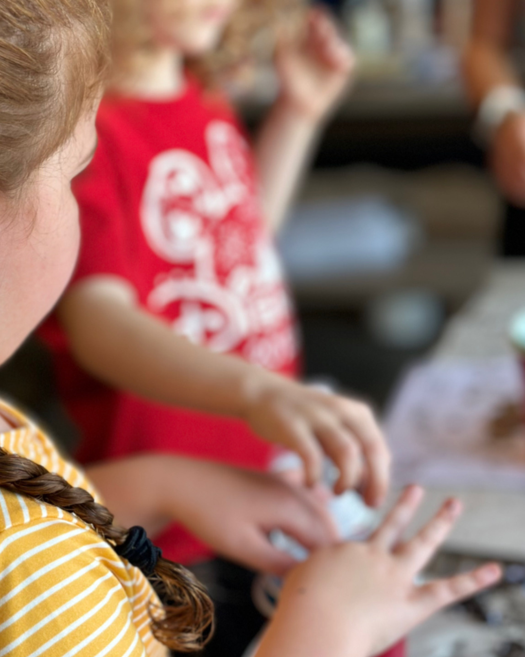 Children learning at Hidden Bee Farm